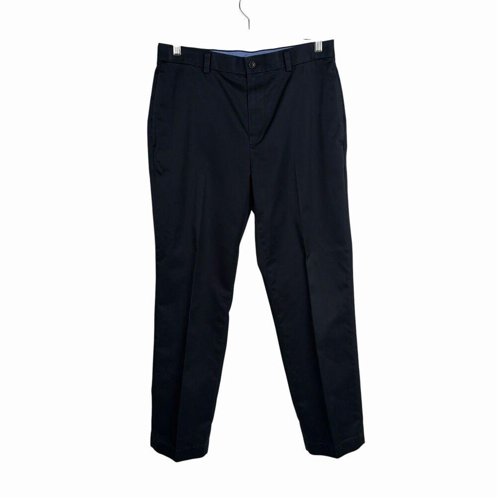 Brooks Brothers Clark Advantage Chino Pants 32x30 Dark Navy  Mens Preppy Cotton
